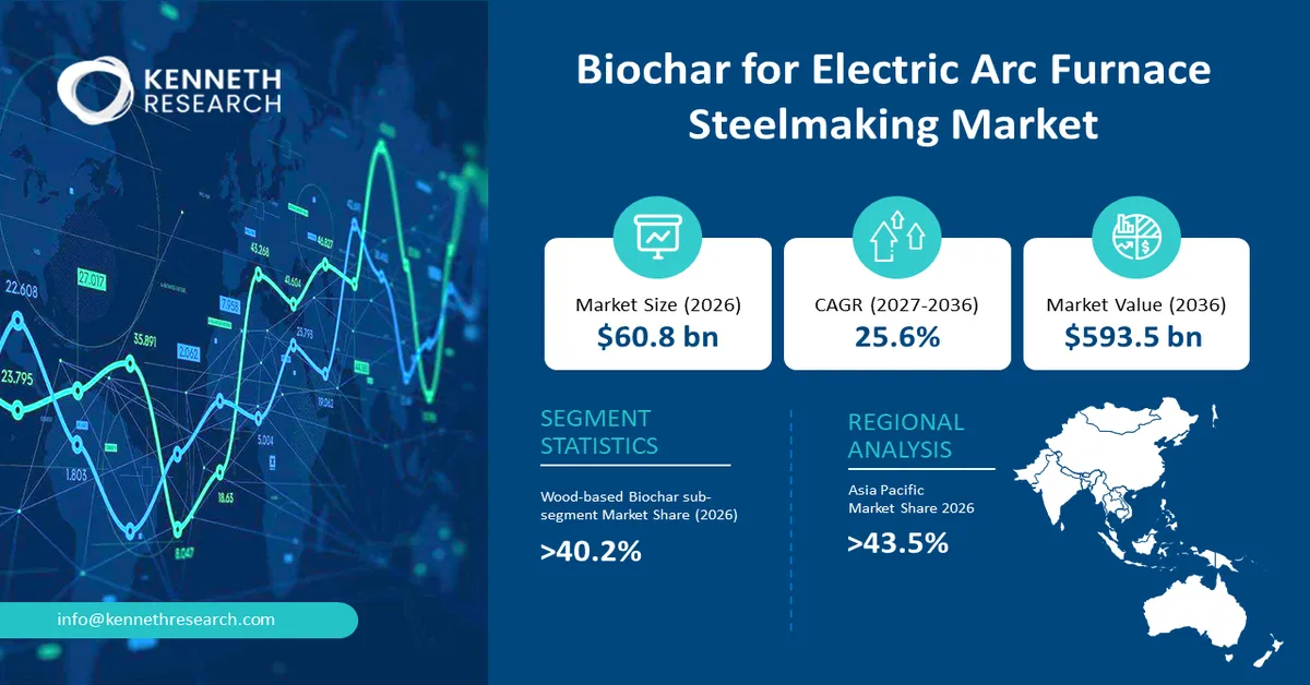 Biochar for Electric Arc Furnace Steelmaking Market Size